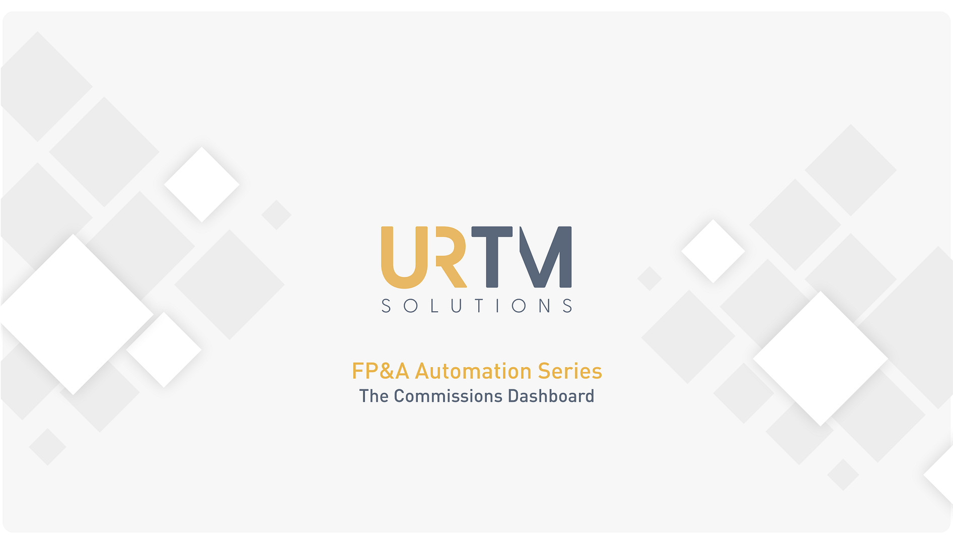 The Commissions Dashboard